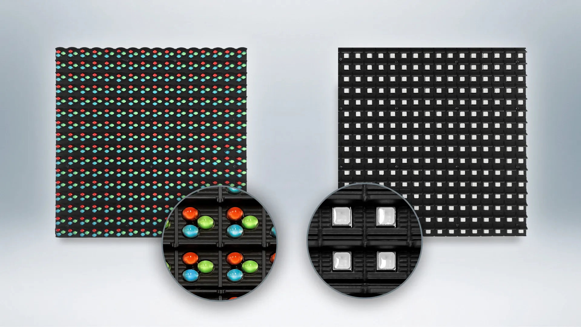Understanding different types of LED displays SMD vs. DIP - Rotapanel