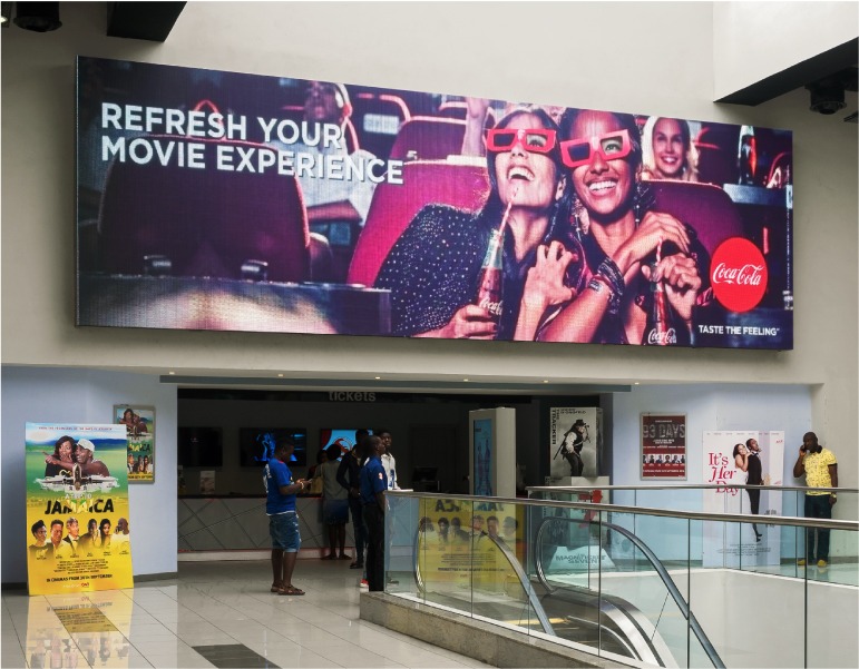 Wall mounted indoor LED display 2
